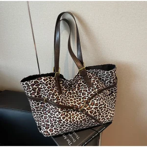 Sac fourre-tout de luxe Vintage de grande capacité, sac à main polyvalent pour le travail de banlieue, classe d&rsquo;étudiant, boucle de ceinture sous les bras, sac de Shopping pour femmes