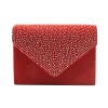 Pochette enveloppe scintillante brillante pour femme, sac à main de mariage, sac quebag, élégant et à la mode, fête
