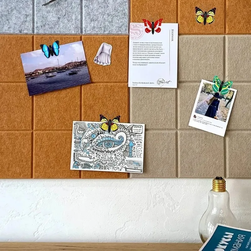 Punaises papillon punaises décoratives punaises papillon punaises colorées mignonnes pour mur photo panneau de liège (30 paquets)