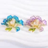 broches élégantes en perles de fleur de pivoine pour femmes et filles, mode exquise, chemise, robe, sac à dos, costumes, épingles de chapeau, cadeaux de corsage