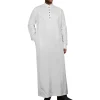 nouveau islam qamis robes musulmanes surdimensionnées à manches longues bouton caftan arabe costume moyen orient dubaï abaya haute qualité hommes vêtements