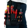 sac à outils ceinture travail avec clip de ceinture étui jambe pochette à outils sac de taille tactique électricien porte outil poche pour hommes entretien