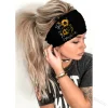hijab yoga bandeau imprimé bandeau élastique évacuant la sueur cheveux sport bandeau