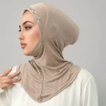 Musulman ethnique instantané Hijab diamants Shwal femmes écharpe islamique Turban arabe Khimar mode plaine Ramadan chapeaux Amira Niqab