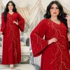 caftan eid robe de soirée longue pour femmes musulmanes, tenue élégante pour ramadan, dubaï, abaya, turquie, islam
