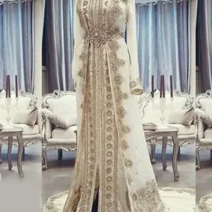 Robes de soirée musulmanes caftan marocain A-ligne, robe islamique, robe sans bretelles, appliques, Dubaï, arabe, Turquie, Caftan Abaya, personnalisé Robes de soirée musulmanes caftan marocain A-ligne, robe islamique, robe sans bretelles, appliques, Dubaï, arabe, Turquie, Caftan Abaya, personnalisé