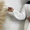 modeste pour les femmes musulmanes décontracté abayas prière longue robe maxi dubaï turquie arabe robe ceinturée ramadan eid caftan islam jalabiya