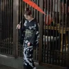 robe longue de style vintage pour femmes, kimono japonais traditionnel, noir, peignoir, vêtements de cosplay, robe de photographie, entrée de document, 2023