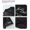 hommes jersey t shirt y2k vintage brodé Étoile patchwork sport t shirt homme hip hop harajuku décontracté séchage rapide urbain col en v haut