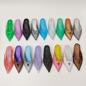 Femmes sandales 2025 printemps Melissa femme Slingback chaussures mode dames talons hauts élégant Med talon bout pointu sans lacet sandale Femmes sandales 2025 printemps Melissa femme Slingback chaussures mode dames talons hauts élégant Med talon bout pointu sans lacet sandale