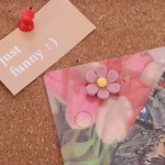 20/30/50 pièces en boîte créative Six pétales fleur punaises bricolage Photo décoration murale conseil punaise mignon 3D coloré punaises bureau