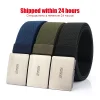 vatlty argent ceinture Élastique hommes boucle en alliage à dégagement rapide 105cm 125cm ceinture extensible mâle randonnée en plein air ceintures de pêche femelle