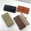 portefeuille long en cuir véritable pour femme, porte cartes féminin, pochette classique pour femme, porte monnaie design, luxe et à la mode