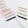 pinces à cheveux en métal strass brillant pour femmes, épingles à cheveux simples de couleur or argent, accessoires pour cheveux de filles, bijoux