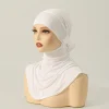 laven mode printemps été respirant hijabs long instantané hijab femme plein de cou prêt à porter hijabs cravate dos chapeaux