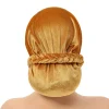 turban instantané en velours élastique doux, casquette intérieure hijabs, chapeau musulman, mode foulard pour femmes, couleur unie, bonnet hijab pour femmes