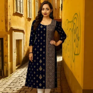 Musulman Kurtta femmes à la mode et confortable turc Abaya Tube droit Robe Traditionnelle Arabe turc vêtements femmes