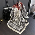 100% Pure véritable Foulard en soie femmes cheveux Foulard de luxe de haute qualité Bandana carré bandeau Hijab Poncho foulards Pashmina pлаток