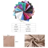 90x90 satin foulard en soie hijab solide femmes brillant carré enveloppement châle tête cou couverture plaine cheveux cravate bande plage hijab femme foulard