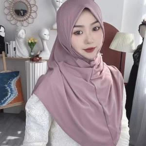 Foulard Hijab Musulman de Grande Taille et de Haute Qualité pour Adulte, Turban avec Partie du Menton, Chapeau Islamique, Armia à Enfiler, H124 Foulard Hijab Musulman de Grande Taille et de Haute Qualité pour Adulte, Turban avec Partie du Menton, Chapeau Islamique, Armia à Enfiler, H124