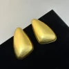 grandes boucles d'oreilles uniques européennes et américaines pour femmes, design géométrique en forme de goutte d'eau, adaptées aux fêtes et aux voyages