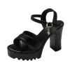 sandales pour femmes tongs confortables pour femmes talons hauts épais opentoe bloc robe de mariée fête sandales pour femmes confortables