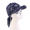 chapeau écharpe bandana à bords 100% coton, style cape, pare soleil euro américain, protection uv, activités de plein air, léger