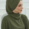 turban instantané écharpe tête turbans hijab femmes chapeaux avec accessoires uniques conception de boucle en métal papillon