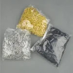 1000 pièces 22 Mm coloré petit noir en forme de gourde Hijab épingles de sûreté en acier inoxydable broches aiguilles