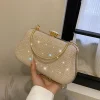 JOBolsas-Sac de soirée à paillettes pour femmes, pochette de mariage pour dames, sac à main initié, luxe, haute conception, fête, banquet, marque