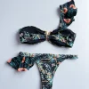 deux pièces femmes floral 2025 push up à bretelles volants bandeau bikini ensemble maillot de bain maillots de bain maillot de bain maillots de bain biquini