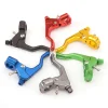 levier d'embrayage de cascade court cnc 2024, ensemble de perche, guidon de 7/8 pouces 22mm adapté aux accessoires de moto de sport de rue de dirt pit bike
