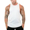 maillot de corps de jogging pour hommes, t shirt confortable sans manches, pour entraînement, fitness, sports de plein air, course à pied, mode, gilet ample respirant