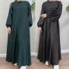 Abayas musulmanes pour femmes, noir, bleu, élégant, saoudien, turquie, Eid, prière, danse, Robe de soirée, robes d&rsquo;extérieur, jolis vêtements en tissu