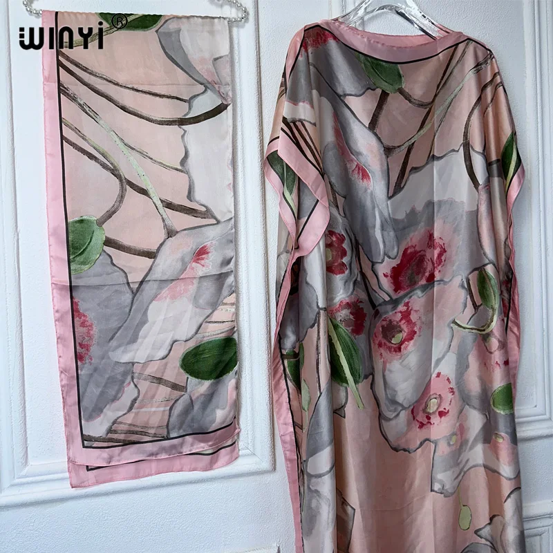 winyi robe traditionnelle africaine pour femmes, abaya dubaï, caftan de luxe, robe de soirée élégante, longueur maxi, couvertures de plage