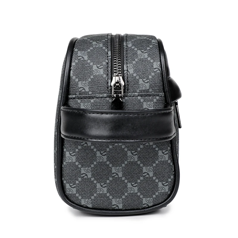 Style Vintage hommes sac pochette de haute qualité en cuir PU pochettes taille sac pour hommes mode décontracté Wasit sangle portefeuille homme pochette