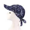 chapeau écharpe bandana à bords 100% coton, style cape, pare soleil euro américain, protection uv, activités de plein air, léger