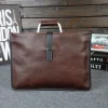 nouveau sac pour hommes rétro sacs à main en cuir grande mallette d'affaires célèbre sac à bandoulière de créateur marque de luxe sac de fichier pour les garçons cool