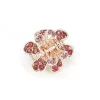 pince à cheveux en forme de fleur en strass, petite griffe en cristal, épingles à cheveux brillantes, accessoires pour cheveux de mariage, ornement de couvre chef