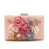 Pochette de soirée élégante pour femmes, Design Floral à la mode, sac de déguisement polyvalent, sac à main carré en cuir PU