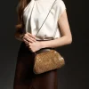 pochette de luxe en strass pour femmes, sac à poignée, sac à bandoulière, sac de soirée, sac de banquet