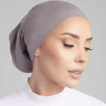 Turban Musulman en Coton Doux pour Femme, Sous-Écharpe, Base artificiel astique Unie, Bonnet Nik, Voile, 2024