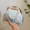 style chinois brodé sac à bandoulière pochette femmes 2025 français vintage luxe perle sac à main élégant mode fête de mariage sac à main