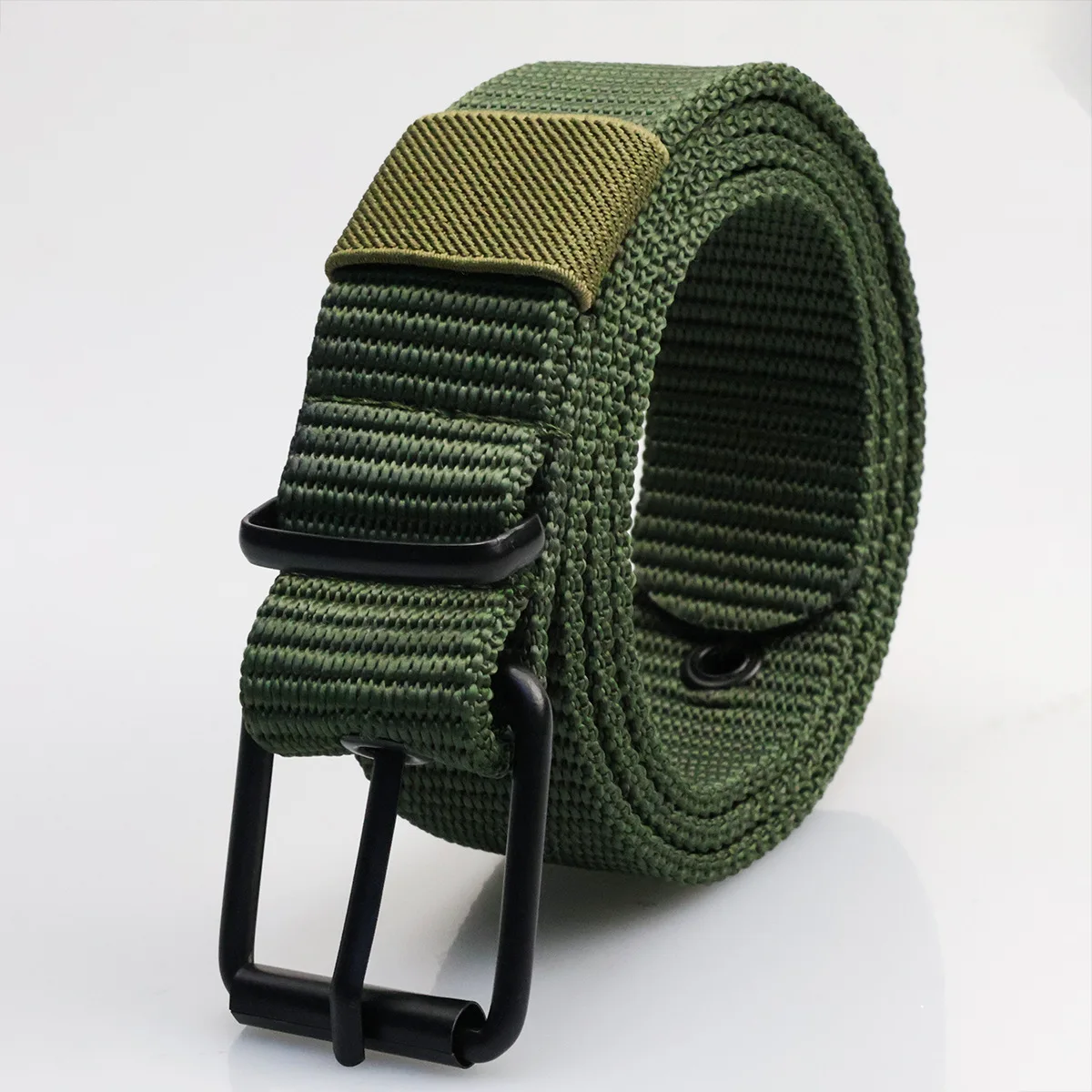 Nouvelles ceintures en toile à boucle ardillon poreuse pour hommes, ceinture polyvalente à la mode pour étudiants et jeunes, formation militaire, ceinture de styliste en Denim étendue