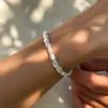 bracelet chaîne ovale élégant pour femmes et hommes, bijoux classiques en perles faits à la main, cadeau, accessoire unisexe tendance