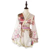 robe kimono traditionnelle japonaise pour femmes, sakura yukata haori japonais kawaii pour filles, costumes de spectacle sur scène cosplay anime