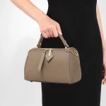 Sac à main en cuir Boston simple épaule bandoulière oreiller femmes 2025 haut de gamme sens grande capacité sangle amovible