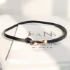 ceinture en cuir fin avec nœud pour femme, sangle à boucle pour femme, environnement de loisirs, décor de robe et de manteau noué, accessoires de ceinture, nouveau