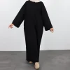 sweat abaya robe longue musulmane plaine décontractée abayas pour femmes dubaï vêtements traditionnels turquie vêtements islamiques caftan hijab robe