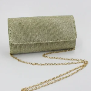 Sac à main de soirée de luxe, pochette à paillettes, chaîne de mode, sac de dîner, grande capacité, Vintage, Champagne, sac à main de soirée, fête de mariage